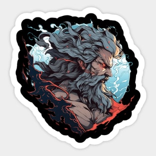 zeus Sticker